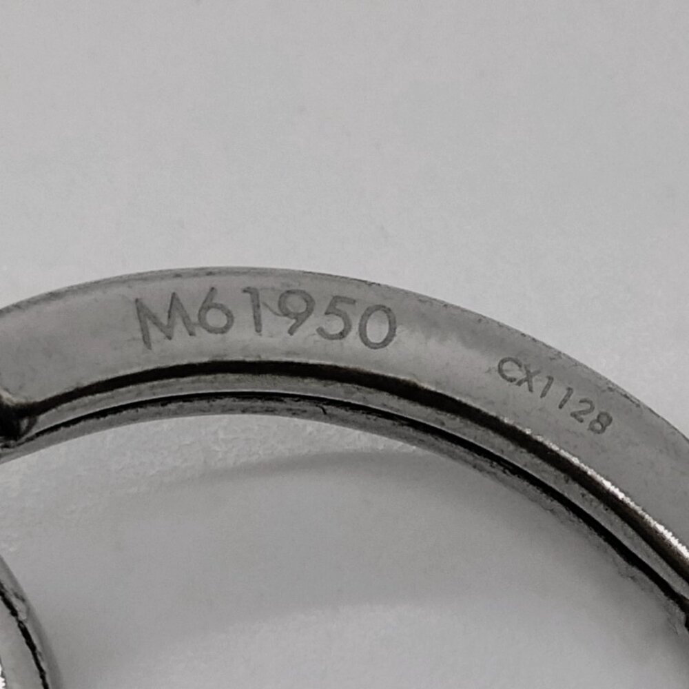 Louis Vuitton Mens Dragonne Keychain Monogram Eclipse Leather Key Holder - Picture 5 of 6